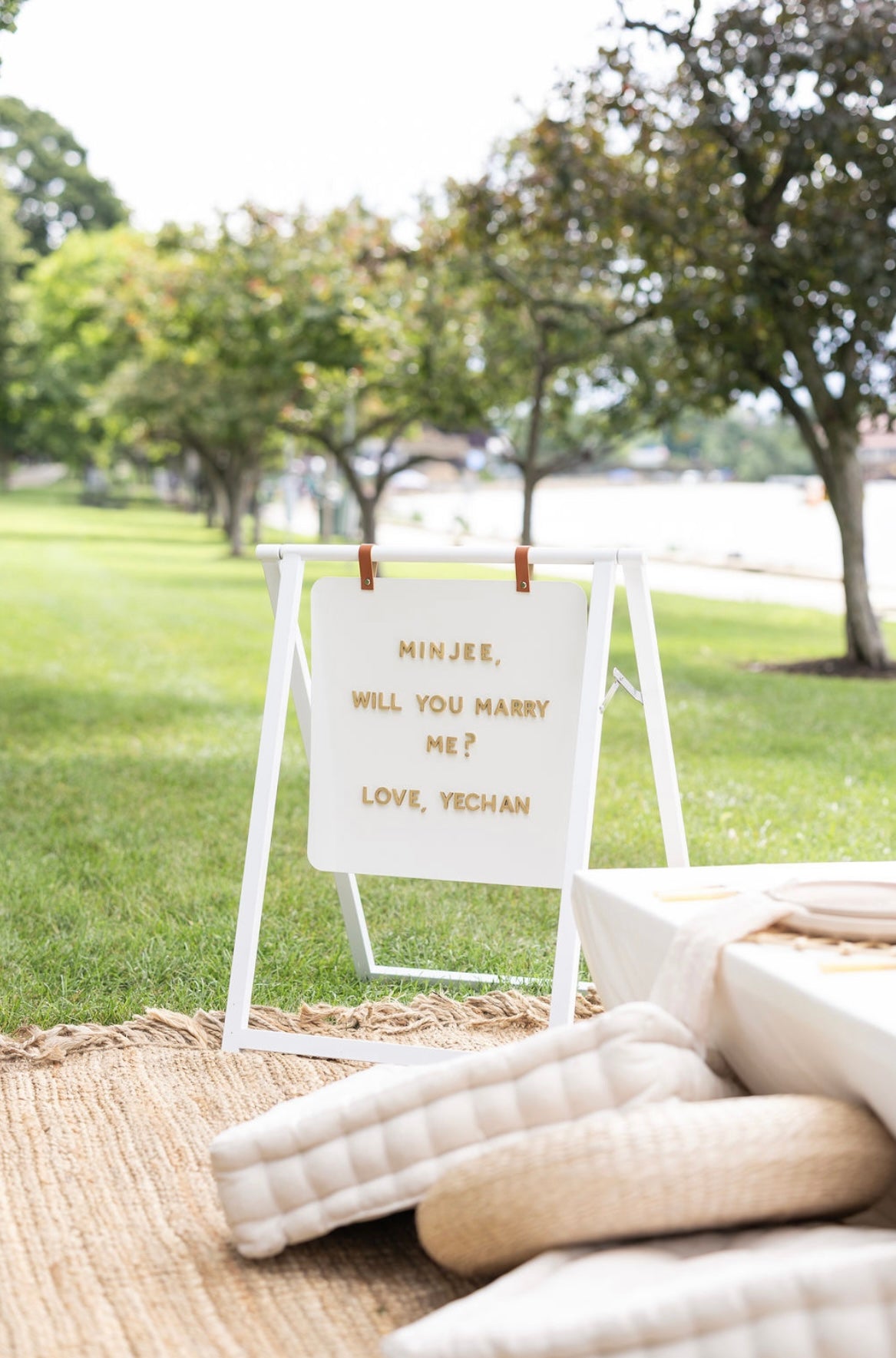 Custom Welcome Sign (for self-service picnics)