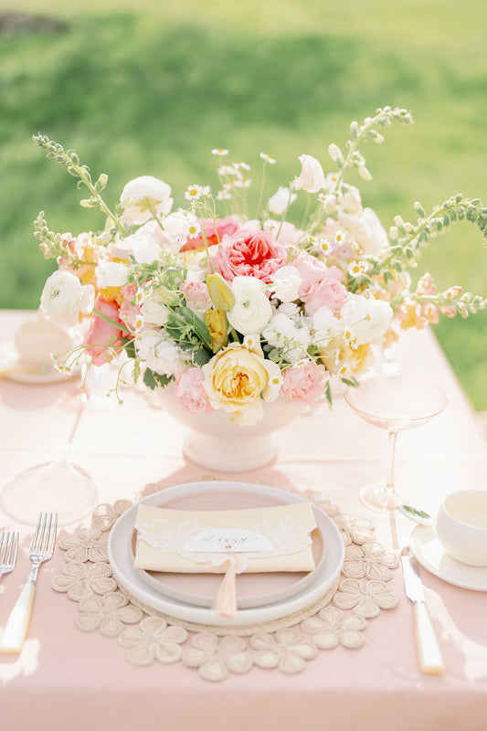 Table Florals (for self-service picnics)